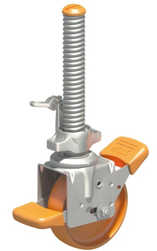 Lenkrolle 400 mit - , spindel